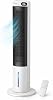 Ev Tipi Kule Tipi Vantilatör & Soğutucu – 70W Güçlü Hava Akışı, 3 Kademe Hız, 3L Su Tanklı Nemlendirici, 24 Saat Zamanlayıcı, Sessiz Çalışma (29 dB), Uzaktan Kumandalı, LCD Ekranlı