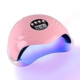 UV Gel Light Nail Lamp, Vanshi Upgraded 72W UV LED Nail Dryer Curing Lamp with 4 Timer Setting & Auto Sensor, Professional Gel Nail Lamp for Fast Drying Fingernails and Toenails