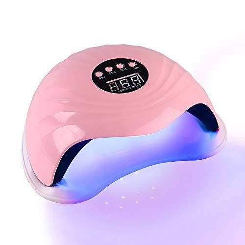 UV Gel Light Nail Lamp, Vanshi Upgraded 72W UV Light LED Nail Dryer