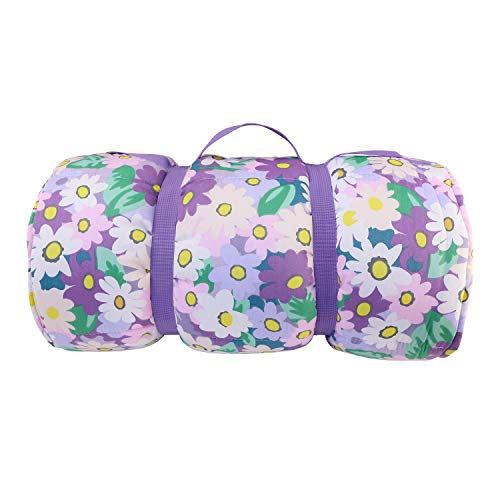 Hi Sprout Kids Toddler Soft Nap Mat-Suit For Daycare And Preschool- Minky Dot Style- Blooming Flowers #TOP2