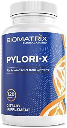 Pylori-X for H. Pylori Defense | Matula Tea Alternative w/Mastic Gum, Berberine, Zinc Carnosine, Bismuth Salts | Microbiome Balance, Digestive Relief (120 Capsules)