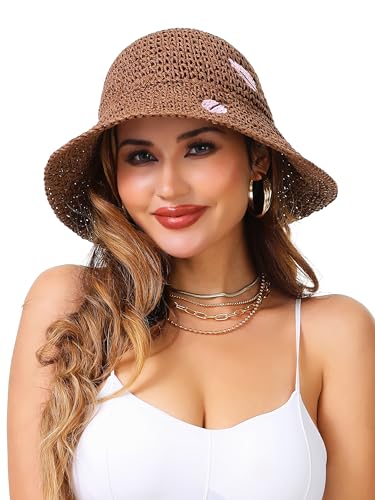 Sombrero de dama La Carrie con protección UV y ala ancha miniatura 1