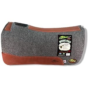Southwestern Equine Lone Star Made in USA – Texas 100% Pressed Natural Wool Saddle Pads Horse