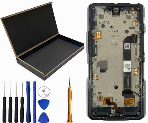 SECRETIGER LCD Screen Display Touch Digitizer Assembly with Frame Replacement for Sonim XP10 XP9900