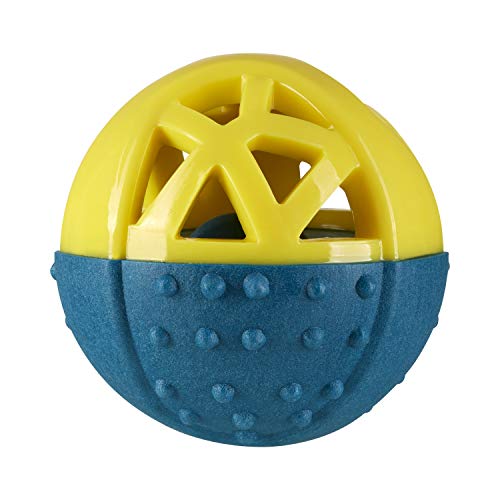 PetLove 4931 Nuzzle Puzzle, unterhaltsames Geduldspielzeug für die Snack-Suche, quitschendes Kauspielzeug für Hunde, Ballform 125 g Cover
