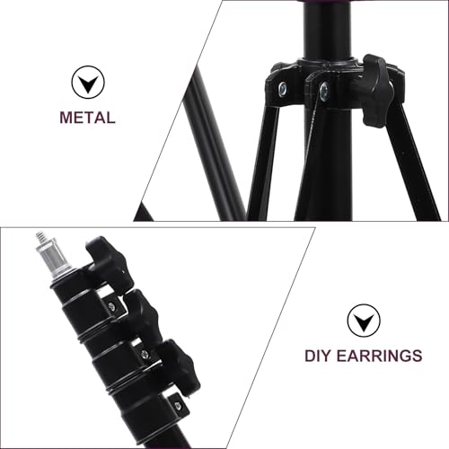 Trípode plegable para teléfono con extensión y soporte ajustable KHBUAB 3
