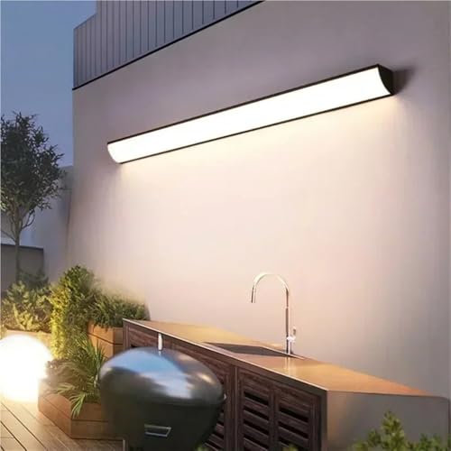Aplique exterior impermeable para fachadas oscuras con LED regulable blanco 6