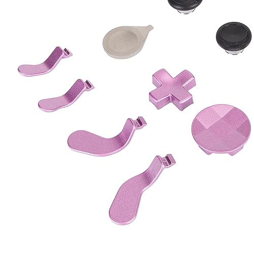 Image of 13 in 1 Metal Thumbsticks for One Series 2, Replacement Gaming Controller Accessory Kit, Metal Mod 6 Swap Joysticks, 4 Paddles, 2 D Pads, 1 Tool (Violet)