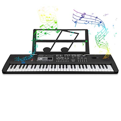Cocoarm 61 teclas teclado digital piano principiantes música de piano digital órgano electrónico...
