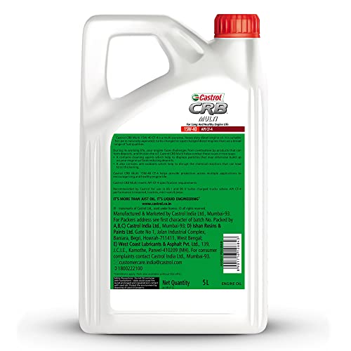Image of Castrol CRB MULTI 15W-40 CF-4 Multi-Purpose Heavy Duty Diesel Engine Oil