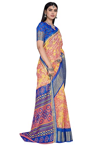 Image of Glory Sarees Women's Cotto Silk Saree With Blouse Piece (Fashion104 Parent)