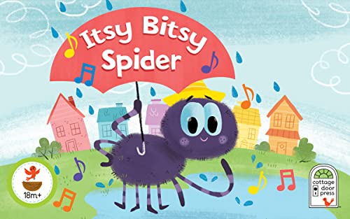 Itsy Bitsy Spider Children's 3-Button Sound Book for Babies and Toddlers; Favorite Nursery Rhymes