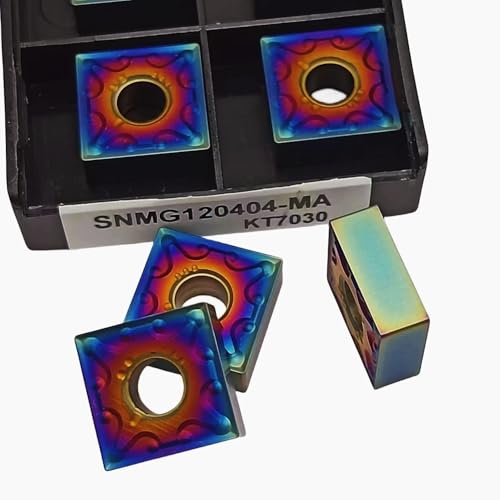 Juego de 10 Insertos para Torneado CNC SNMG120408-MA KT7030 miniatura 3