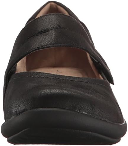 Easy Spirit Women's Aranza Mary Jane Flat, Black, 12 Wide | Image 1
