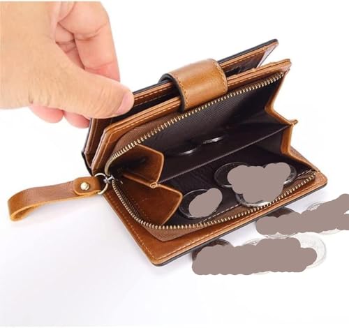 Wallet Coin Pocket Wallet Leather Women's Classic Large Capacity Crop Zipper Purse Clutch For Women Coin Pocket Card Holder Wallet For Men Women4