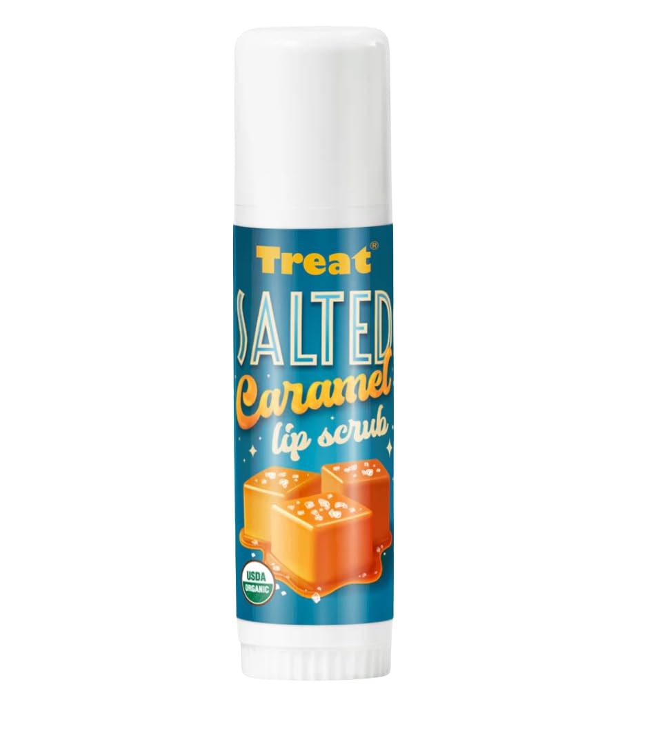 TREAT© Jumbo Lip Scrub – Salted Caramel, Organic & Cruelty Free (.50 OZ)