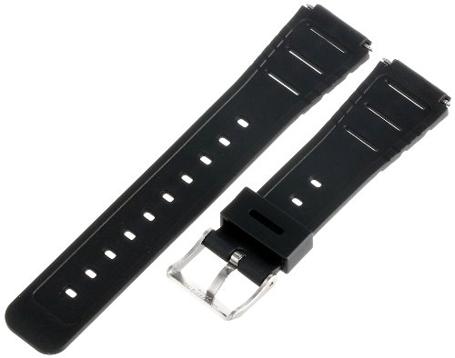Timex Men's Q7B727 Resin Performance Sport 18Mm Black Replacement Watchband #TOP1
