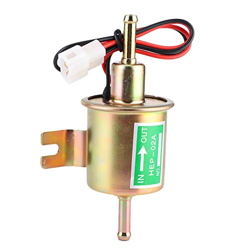 Bomba de combustível elétrica em linha, 12 V 3-6 PSI Bomba de combustível elétrica a gás de baixa pr