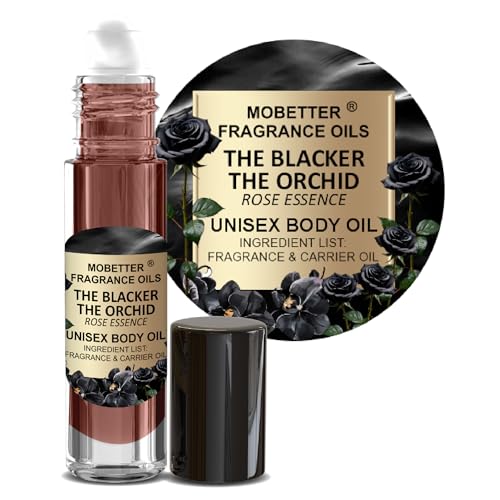 MOBETTER FRAGRANCE OILS The Blacker The Orchid Rose Essence Fragrance Body Oil for Unisex