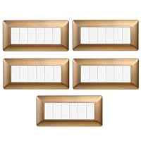 10 Placche Technopolimero Per Bticino Matix - Bianco, 3 Moduli/Posti - Foto 4