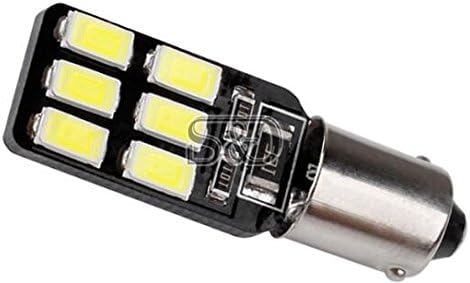 Best to Buy® (6-Pack) White,5000K,Bulb BA9S BA9 BA9S, T4W 53, 57, 182, 257, 1895, 6253, 64111, 64113 3W 360Deg LEDs for Malibu 12V-24V AC/DC Landscape