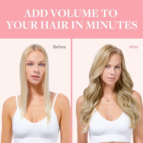 image for GOO GOO Clip in Hair Extensions Real Human Hair, Remy Human Hair Exten