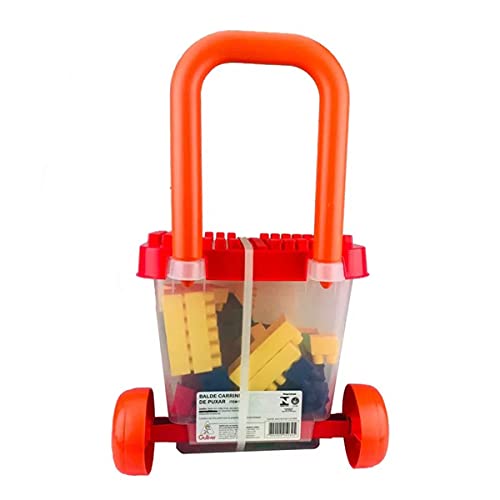 Balde Carrinho De Puxar, Gulliver, 60 Peças