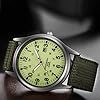Fashion Men's Watches Luminous in The Dark Watch Army Casual Dial Calendar Sport Quartz Watch #3