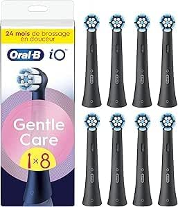 Oral b-Braun – Pack 8 cabezales de recambio Oral-B Series iO Gentle Care.