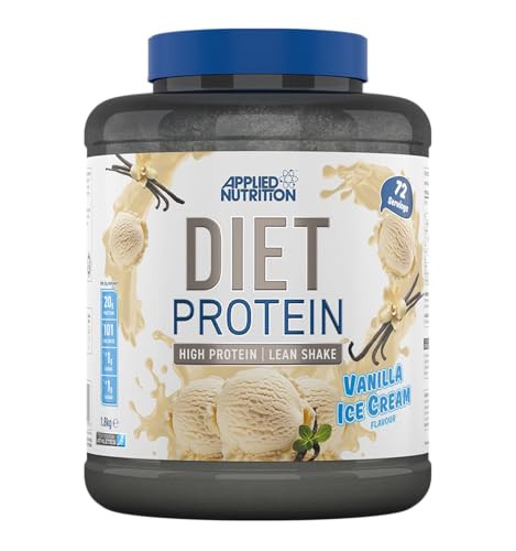 Applied Nutrition Diet Whey - Hochwertiges Proteinpulver, kohlenhydrat- und zuckerarm, zur Gewichtskontrolle mit CLA, L-Carnitin und grünem Tee (1.8kg, Vanilla)
