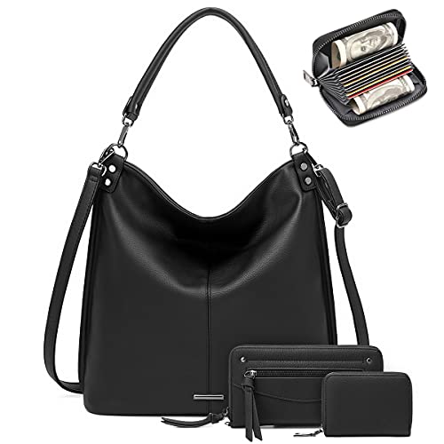 Image of lapsting Hobo Bags for Women Handbags Purse Ladies Boho Shoulder Bag Crossbody Purses Faux Leather