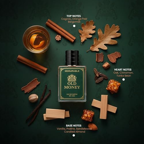Image of OLD MONEY Perfume for Men | Luxury Boozy Sweet Scent | Long Lasting Party & Night Wear Fragrance | Rich Premium Masculine Aroma | 50ml