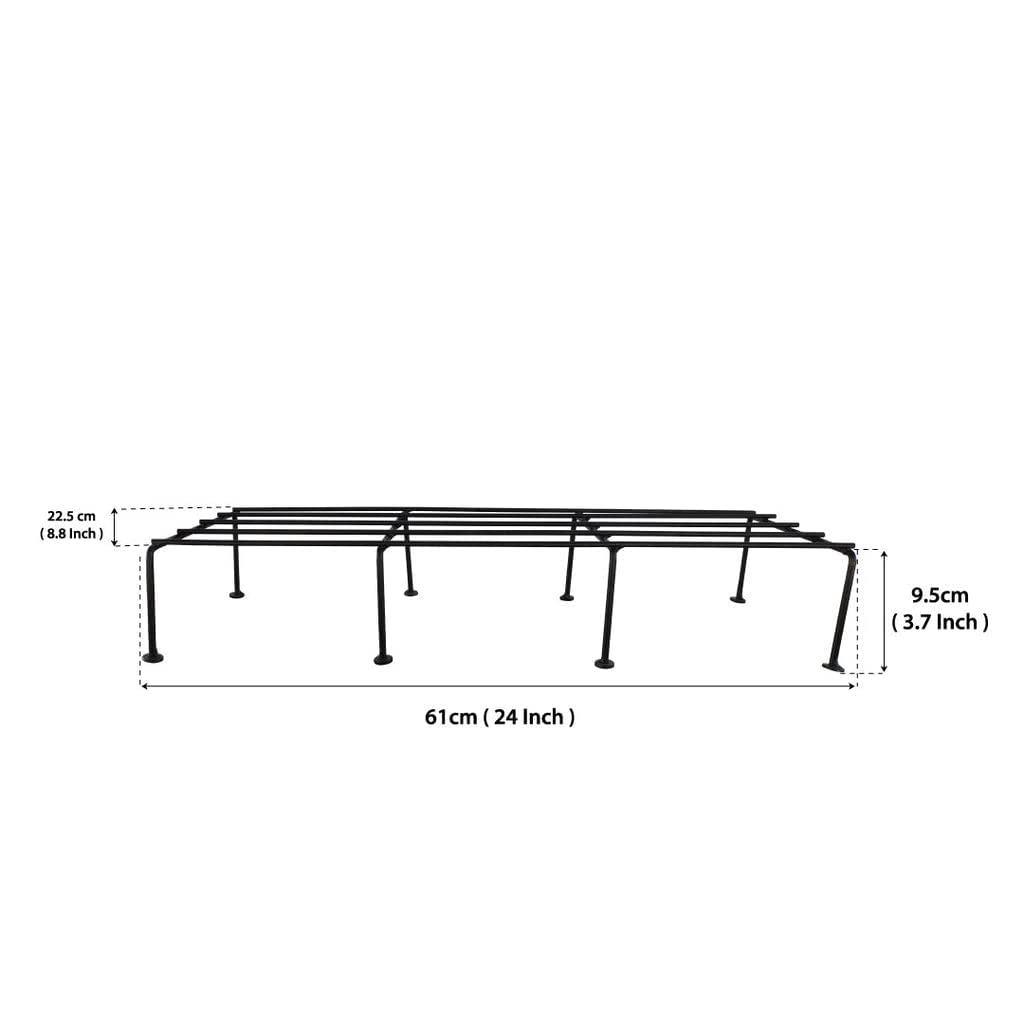 NAYRA Metal Planters Long Stand, Black, Stylish Long Strong legs Perfect Stand For Planter indoor and Outdoor Gamla Planters 1 Pieces (24 inches) (Long Plant Stand -1) - Image 2 thumbnail