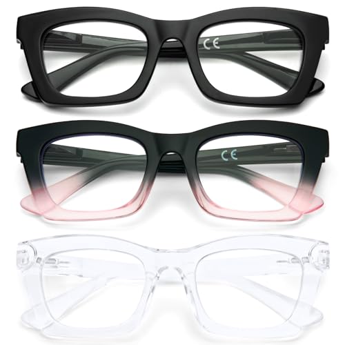 Lunettes de lecture anti-lumière bleue légères pour lecture confortable de près - 3
