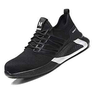 Veiligheidsschoenen Heren Dames Werkschoenen Lichtgewicht Stalen Neus Schoenen Ademend Beschermende Sportschoenen Rood…