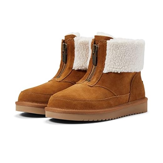 Koolaburra by UGG Women's Lytta Mini Boot, Chestnut, Size 9
