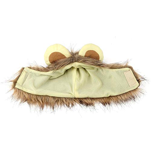 Chapéu de animal de estimação, vestido divertido para animais de estimação de leão para uso no outon