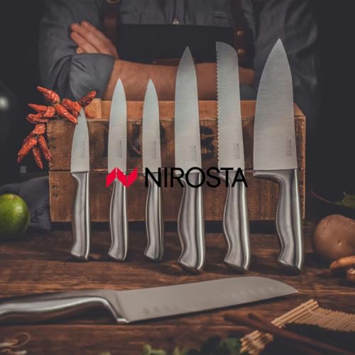 Nirosta Couteau à Pain Lame 20 cm en Acier Inoxydable – vue 7