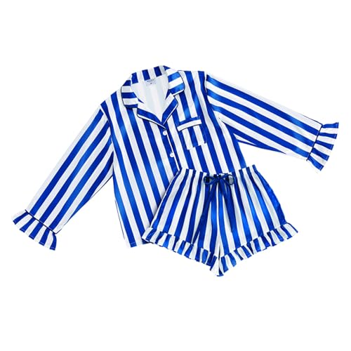 Image of Bella Sleep + Spa womens Pajamas for Women - 2-piece Ruffled Satin