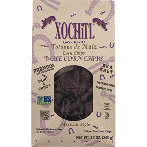 Xochitl, Blue Corn Chips, 12 Ounce