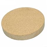 Tablero de ladrillo refractario resistente al calor con cubierta de agujero de chimenea para forrar estufas de leña, chimeneas y lados del horno de pizza (160 x 50 mm)