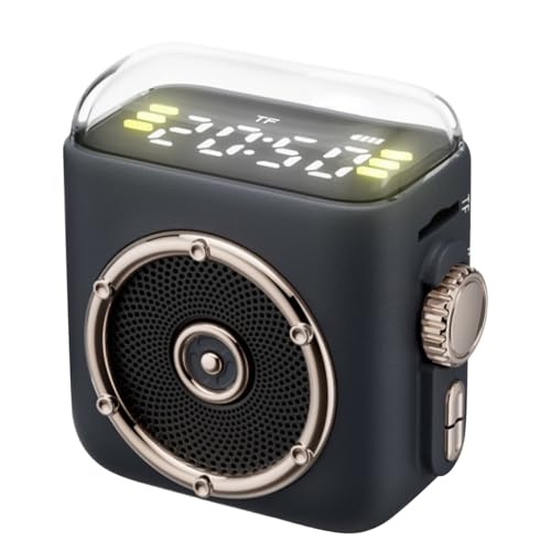 Machine sonore magnétique avec clip arrière pour une fixation stable partout