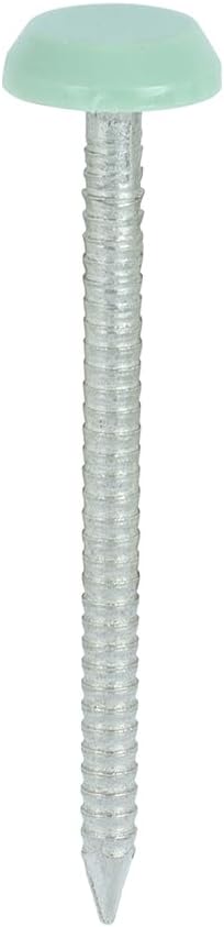 Polymer Headed Nails - A4 Stainless Steel - Cream (Size 50mm - 100 Pieces)