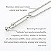 kivbwy 528hz Meditation Necklace Love Frequency Tuning Tool Anxiety Bracelet Mindful Breathing Necklace Meditation Breathing Anxiety Relief Items Necklace for Stress Relief (black)