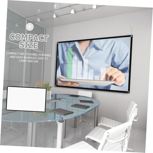 Pantalla de proyector portátil 16:9 SEWACC plegable para exterior y camping 6
