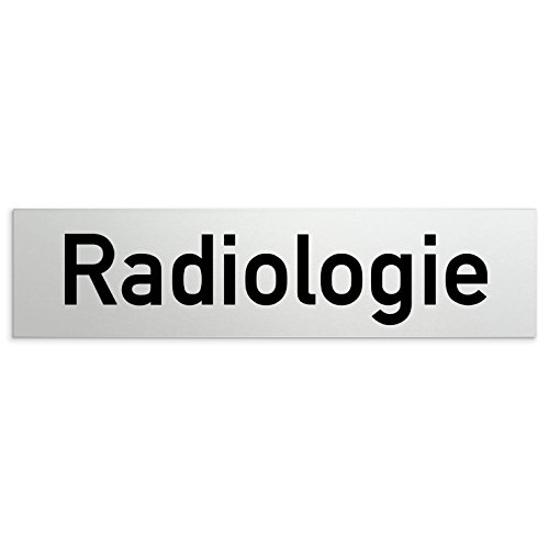 Kinekt3d Panneau de Porte en Aluminium Auto-Adhésif Radiologie 160 x 40 x 1,5 mm