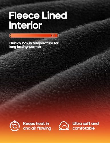 Heathyoga Fleece Lined Wide Leg Sweatpants Women Baggy High Waisted Flare Sweat Pants for Women Joggers with Pockets3