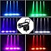 Pinspot Light 15W DMX 2 Pack, Czgor RGBW Disco Ball Lights with Remote Control, DMX512, Sound Activated Pin Spotlight for Party Wedding DJ Disco Shows