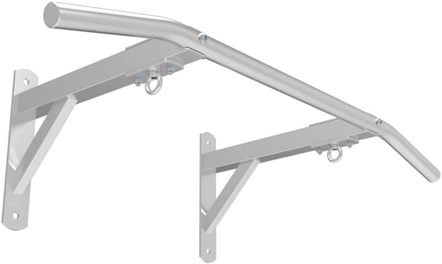 Pull-Up Bars Wall- Mounted Stainless Steel Chin Up Bar, Household Strength Training Bar, Sandbag Swing Resistance Band Equipment, Load 300kg