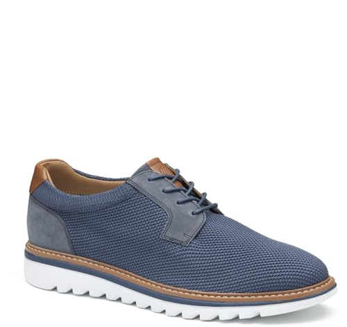 Johnston & Murphy Men's Algood Knit Plain Toe Casual Lace-up Shoe